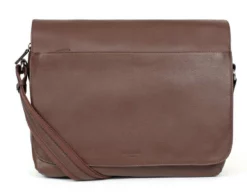 Hexagona Gibecière A4 En Cuir De Vachette Avec Poche Tablette Chocolat " 466184 " -Hexagona Soldes Boutique 466184a91 047152200 1103 04042023