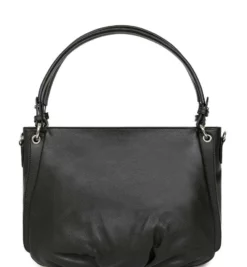 Hexagona Besace Cuir De Vachette Grainé Noir " 466565 " -Hexagona Soldes Boutique 46656501001 068155500 1141 03032022