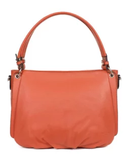Hexagona Besace Cuir De Vachette Grainé Orange " 466565 " -Hexagona Soldes Boutique 46656517001 084266900 1141 03032022