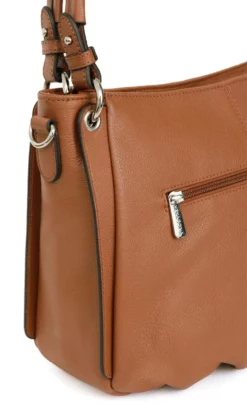 Hexagona Besace Cuir De Vachette Grainé Tan " 466565 " -Hexagona Soldes Boutique 466565a204 078664800 1141 03032022