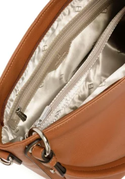 Hexagona Besace Cuir De Vachette Grainé Tan " 466565 " -Hexagona Soldes Boutique 466565a205 047069100 1141 03032022