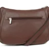 Hexagona Sac Porté Travers Cuir Vachette Chocolat " 466743 " -Hexagona Soldes Boutique 466743a93 035290400 1126 21032023