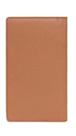 Hexagona Porte-chéquier En Cuir De Vachette Tan " 467245 "