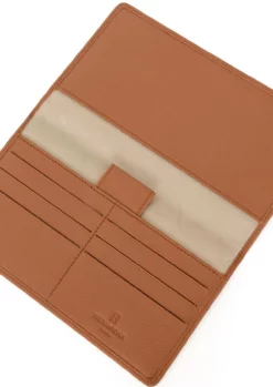 Hexagona Porte-chéquier En Cuir De Vachette Tan " 467245 " -Hexagona Soldes Boutique 467245a204 034736000 1801 20032023