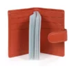 Hexagona Porte Cartes Cuir Vachette Orange " 467254 "