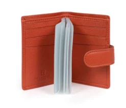 Hexagona Porte Cartes Cuir Vachette Orange " 467254 "