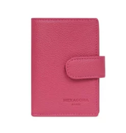 Hexagona Porte Cartes Cuir Vachette Fushia " 467254 " 9 Hexagona Porte Cartes Cuir Vachette Fushia " 467254 " -Hexagona Soldes Boutique 46725430001 012932600 1625 14062022