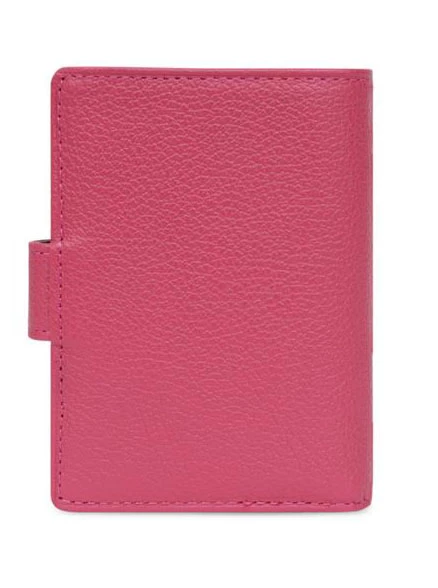 Hexagona Porte Cartes Cuir Vachette Fushia " 467254 " 4 Hexagona Porte Cartes Cuir Vachette Fushia " 467254 " – Image 2