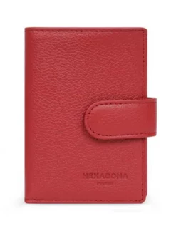 Hexagona Porte Cartes Cuir Vachette Rouge " 467254 " 9 Hexagona Porte Cartes Cuir Vachette Rouge " 467254 " -Hexagona Soldes Boutique 46725488001 075722500 1625 14062022