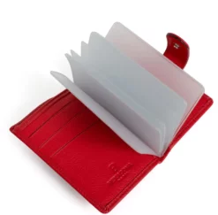 Hexagona Porte Cartes Cuir Vachette Fraise " 467254 " -Hexagona Soldes Boutique 467254a234 078380100 1625 14062022