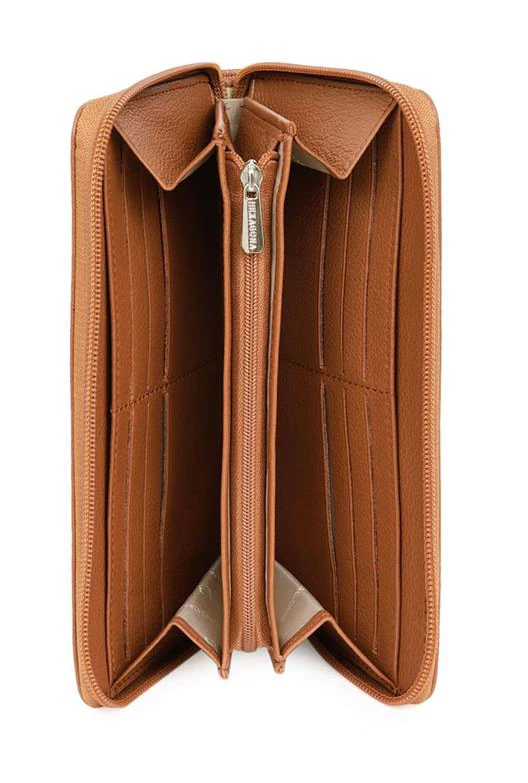 Hexagona Portefeuille En Cuir De Vachette Tan " 467258 " 3 Hexagona Portefeuille En Cuir De Vachette Tan " 467258 "