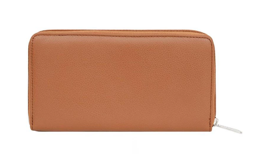 Hexagona Portefeuille En Cuir De Vachette Tan " 467258 " 4 Hexagona Portefeuille En Cuir De Vachette Tan " 467258 " – Image 2