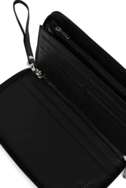 Hexagona Porte Carte/billet En Cuir De Vachette Noir " 467487 " -Hexagona Soldes Boutique 46748701005 020349000 1801 20032023