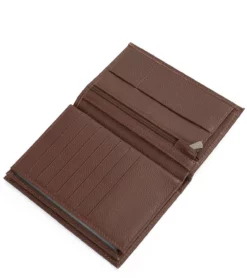 Hexagona Portefeuille Européen En Cuir De Vachette Chocolat " 467532 " -Hexagona Soldes Boutique 467532a94 018823100 1734 30032023