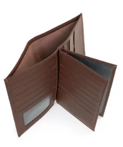 Hexagona Portefeuille Européen En Cuir De Vachette Chocolat " 467532 " -Hexagona Soldes Boutique 467532a97 022640600 1734 30032023