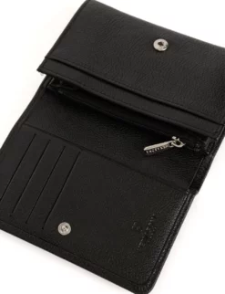 Hexagona Portefeuille Cuir Vachette Noir " 467627 " -Hexagona Soldes Boutique 46762701004 065540300 1625 14062022