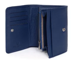 Hexagona Portefeuille Cuir Vachette Bleu " 467627 "