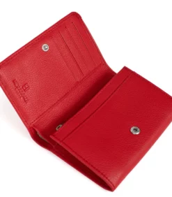 Hexagona Portefeuille Cuir Vachette Fraise " 467627 " -Hexagona Soldes Boutique 467627a234 011006900 1625 14062022