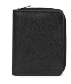 Hexagona Portefeuille 1 Volet Cuir Vachette Noir " 468322 " -Hexagona Soldes Boutique 46832201001 000617300 1630 18092023