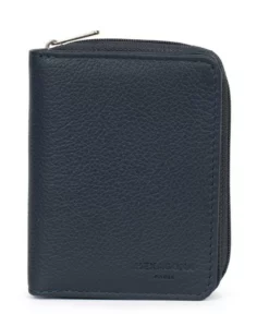 Hexagona Portefeuille 1 Volet Cuir Vachette Marine " 468322 " -Hexagona Soldes Boutique 46832221001 030600900 1630 18092023