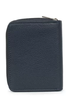 Hexagona Portefeuille 1 Volet Cuir Vachette Marine " 468322 "