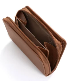 Hexagona Portefeuille 1 Volet Cuir Vachette Tan " 468322 " -Hexagona Soldes Boutique 468322a205 021897700 1630 18092023