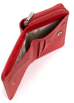 Hexagona Portefeuille 1 Volet Cuir Vachette Fraise " 468322 " -Hexagona Soldes Boutique 468322a236 040810600 1630 18092023