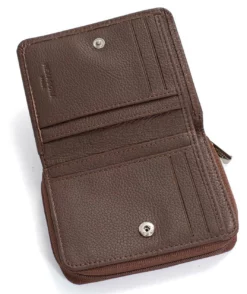 Hexagona Portefeuille 1 Volet Cuir Vachette Choco " 468322 " -Hexagona Soldes Boutique 468322a94 031059500 1630 18092023