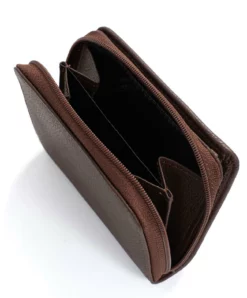 Hexagona Portefeuille 1 Volet Cuir Vachette Choco " 468322 " -Hexagona Soldes Boutique 468322a95 069783900 1630 18092023