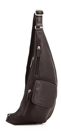 Hexagona Soldes Boutique 17 Hexagona Sac Porté Travers Cuir Vachette Marron " 469522 "