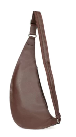 Hexagona Soldes Boutique 19 Hexagona Sac Porté Travers Cuir Vachette Chocolat " 469522 "