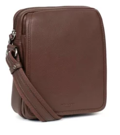 Hexagona Sacoche Cuir Homme Chocolat " 469565 " -Hexagona Soldes Boutique 469565a92 034076500 0955 17032023