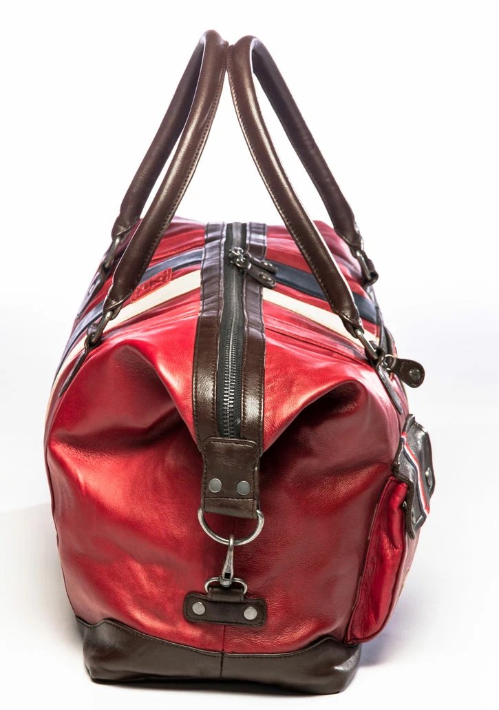 Sac Cuir Agneau Rouge " WE 48H " 4 Sac Cuir Agneau Rouge " WE 48H " – Image 2