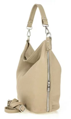 Sac Cuir Femme Taupe " LUDMILLA " -Hexagona Soldes Boutique 50ludmillas7052tataupe2 022127000 1646 15102021