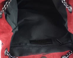 Sac Cuir Femme Rouge "NAIMA" -Hexagona Soldes Boutique 54naima 001850600 1057 27042017