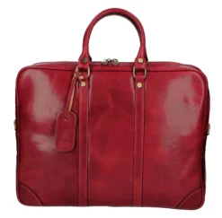 Cartable Cuir Vachette Rouge "GAVIN" -Hexagona Soldes Boutique 62gavinc310gavinc310rorosso1 053914600 1620 22022021