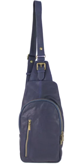 Sac Bandoulière Homme Bleu " SAM "