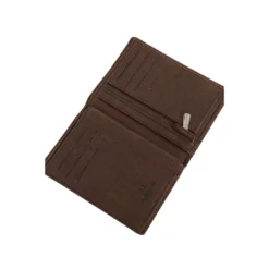 Hexagona Portefeuille Européen En Cuir De Vachette Marron " 667295 " -Hexagona Soldes Boutique 667295marronouvert2 039403000 1805 12062021