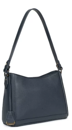 Hexagona Sac Porté épaule 1 Anse Cuir De Vachette Pétrole " 689672 " -Hexagona Soldes Boutique 68967267002 038212600 1137 17032023