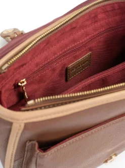 Hexagona Sac Porté Travers Vachette Cognac / Amande " 689979 " -Hexagona Soldes Boutique 68997999a255 095305400 0912 15092023