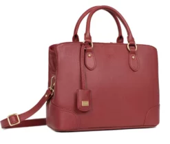 Hexagona Sac Porté Main 2 Poignées Vachette Carmin " 689983 " -Hexagona Soldes Boutique 68998326002 010751900 0911 15092023