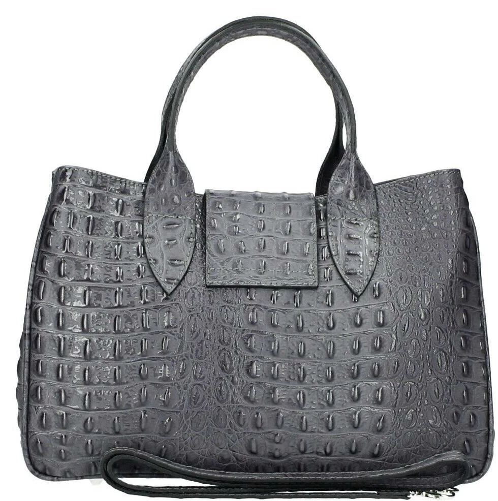 Sac à Main Cuir Fumo " LAURA " 3 Sac à Main Cuir Fumo " LAURA "