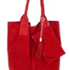 Sac Cuir Femme Peau Rouge "ARIANNA" -Hexagona Soldes Boutique 75ariannasenrosso 038399300 1642 26022021
