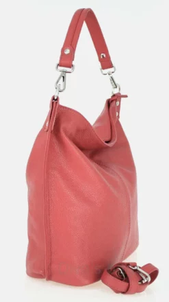 Sac Cuir Femme Rouge " LUDMILLA " -Hexagona Soldes Boutique 78ludmillas7052rorosso2 069170600 1646 15102021