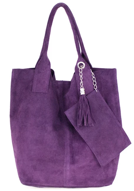 Sac Cuir Femme Peau Violet "ARIANNA" 3 Sac Cuir Femme Peau Violet "ARIANNA"