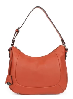 Hexagona Sac Porté épaule 1 Anse Cuir Vachette Orange " 464779 " -Hexagona Soldes Boutique besaceencuirdevachette464779 orange 054023600 1540 12032021