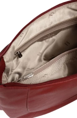 Hexagona Sac Porté épaule 1 Anse Cuir Vachette Rouge " 464779 " -Hexagona Soldes Boutique besaceencuirdevachette464779 rouge 4 084734600 1604 12032021