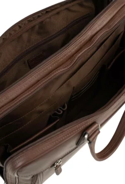 Hexagona Cartable Cuir Homme Chocolat " 469544 " -Hexagona Soldes Boutique cartable cuir hexagona chocolat 469544 1 040131400 1722 16052022