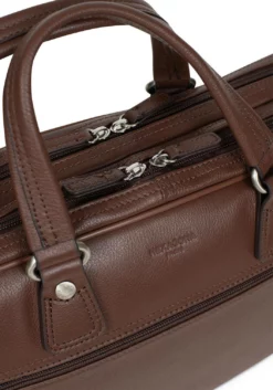 Hexagona Cartable Cuir Homme Chocolat " 469544 " -Hexagona Soldes Boutique cartable cuir hexagona chocolat 469544 2 041410000 1722 16052022