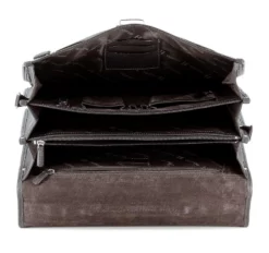 Hexagona Serviette 3 Soufflets Cuir Vachette Marron " 469546 " -Hexagona Soldes Boutique cartable cuir vachette hexagona 469546 marron fonce 4 038593600 1043 04102019